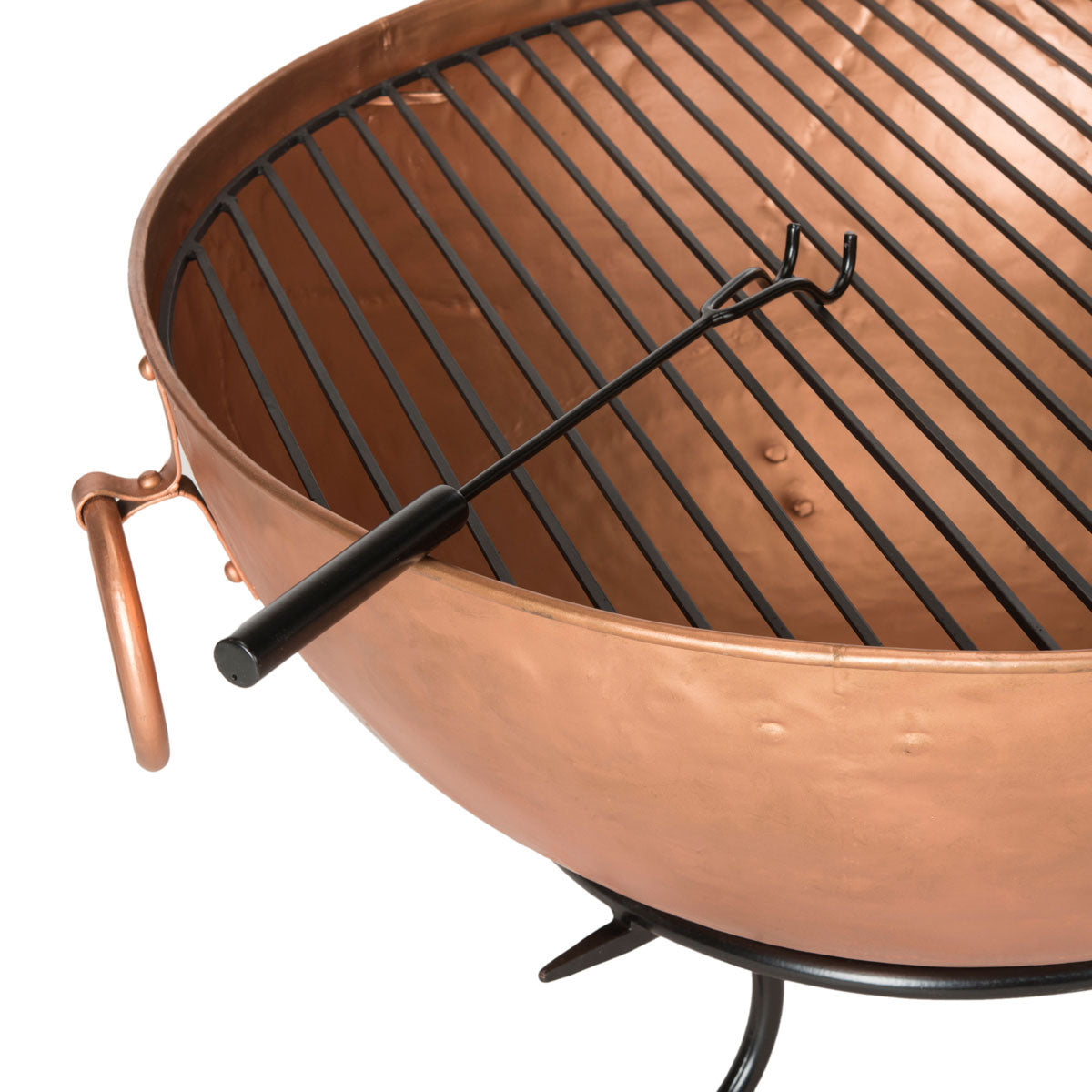 Safavieh Bangkok Fire Pit , PIT1005 - Copper/Black