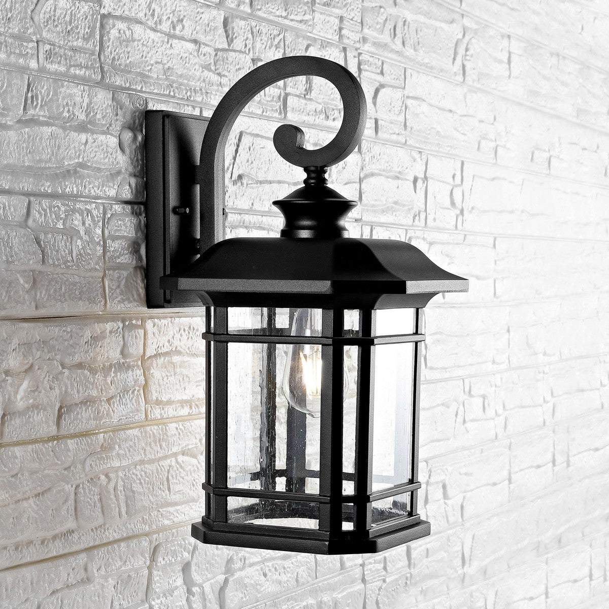 Safavieh Cendra Outdoor Wall Lantern, PLT4011 - Black