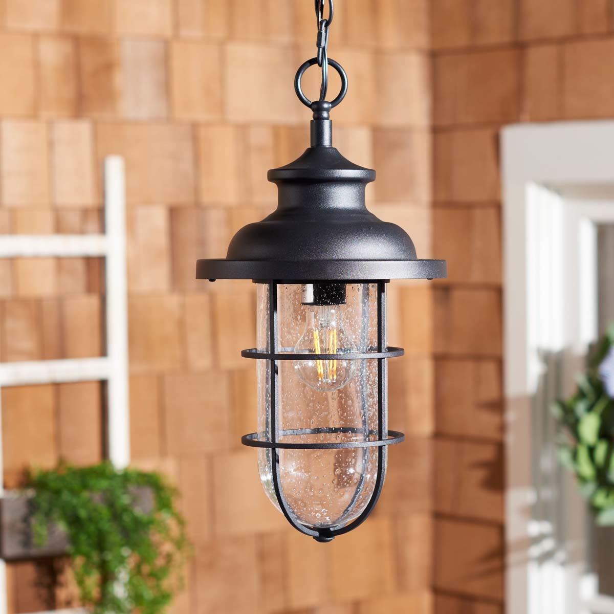 Safavieh Adelle Outdoor Pendant , PLT7013 - Black