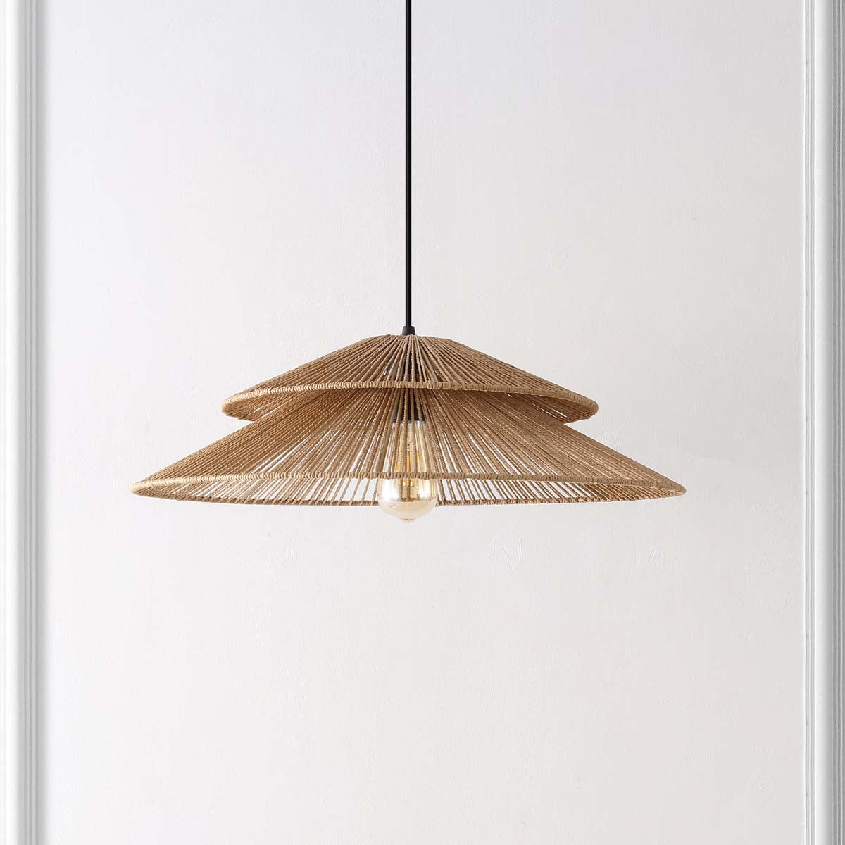 Safavieh Brunia Pendant , PND4175 - Natural / Black