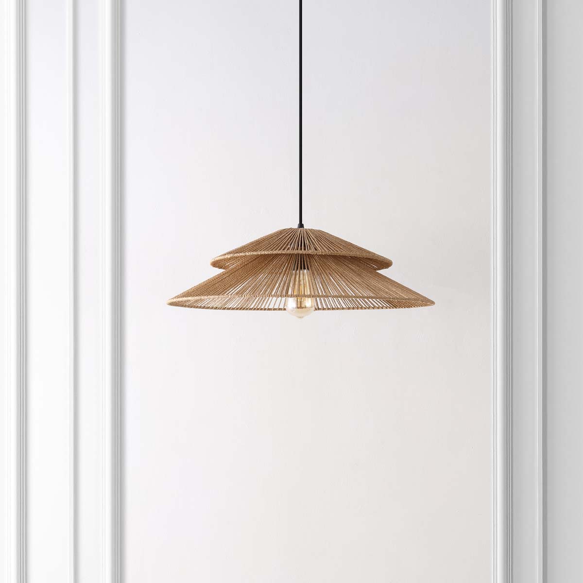 Safavieh Brunia Pendant , PND4175 - Natural / Black