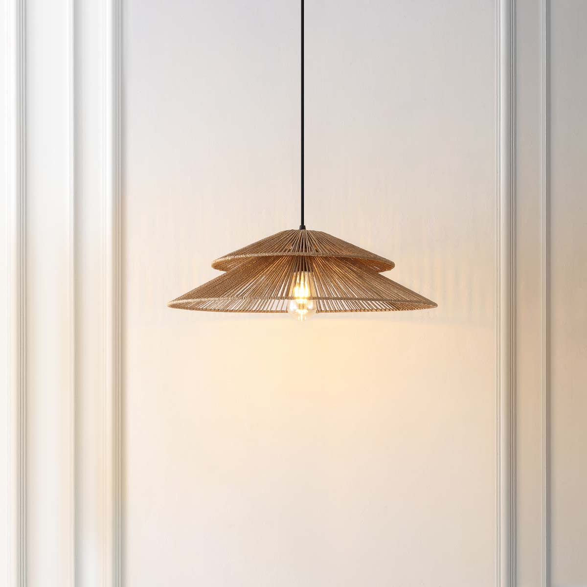 Safavieh Brunia Pendant , PND4175 - Natural / Black