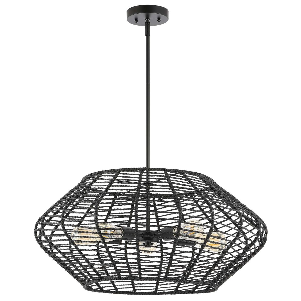 Safavieh Briza 5 Light Extendable Pendant  , PND4192 - Black