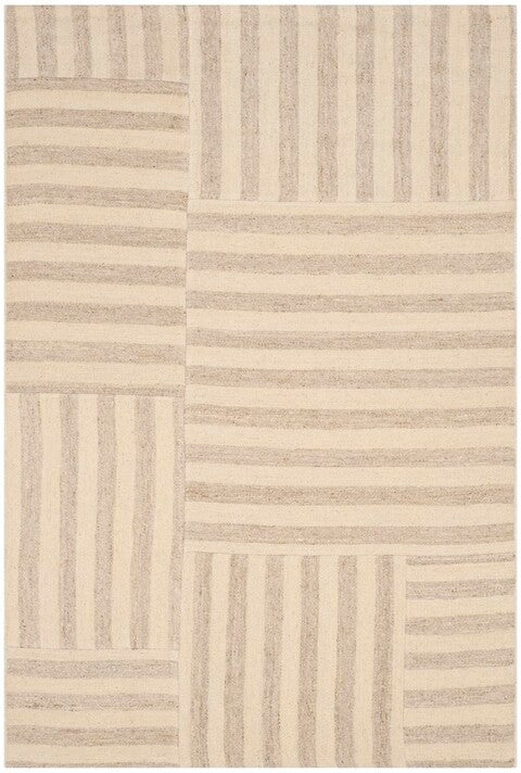 Canyon Stripe Patch 2867 Rug | Ralph Lauren - RLR2867 - Dune