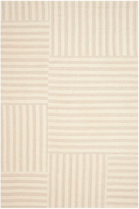 Canyon Stripe Patch 2867 Rug | Ralph Lauren - RLR2867 - Dune