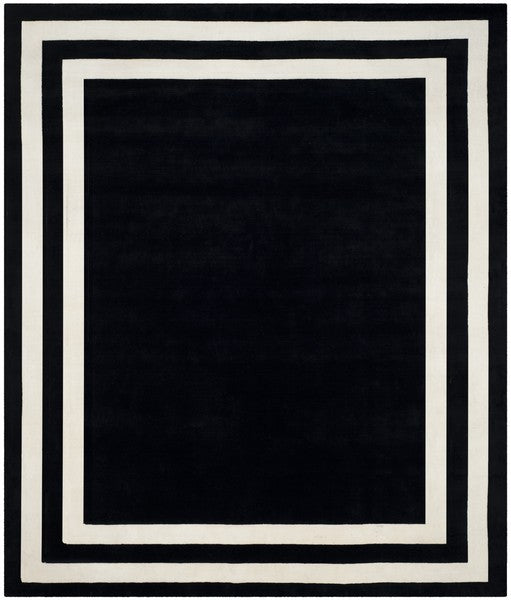 Fitzgerald Border 4151 Rug | Ralph Lauren - RLR4151 - Jet Black