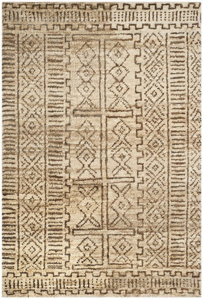 Kenya 5112 Rug | Ralph Lauren - RLR5112 - Cream / Chocolate