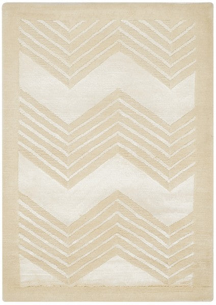 Monroe Chevron 6725 Rug | Ralph Lauren - RLR6725 - Champagne