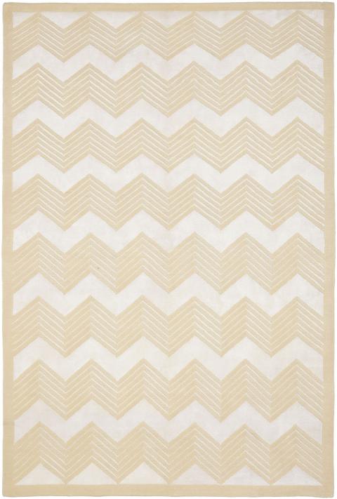 Monroe Chevron 6725 Rug | Ralph Lauren - RLR6725 - Champagne