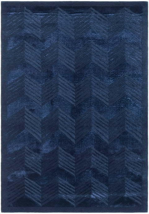 Monroe Chevron 6725 Rug | Ralph Lauren - RLR6725 - Saphire