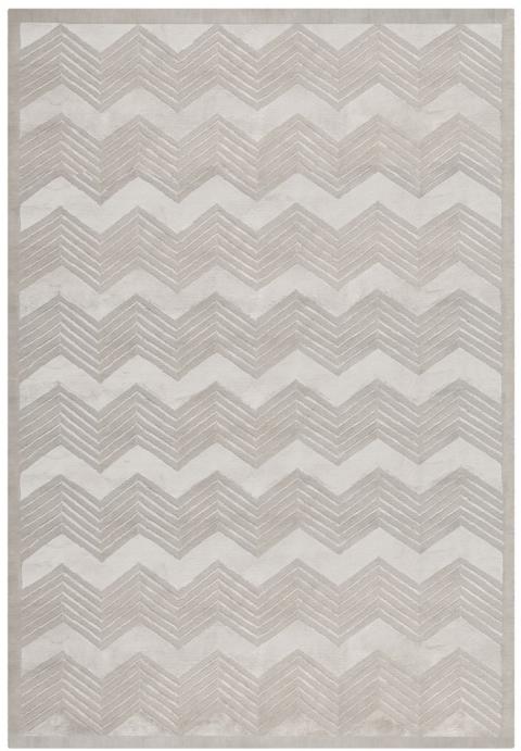 Monroe Chevron 6725 Rug | Ralph Lauren - RLR6725 - Sterling