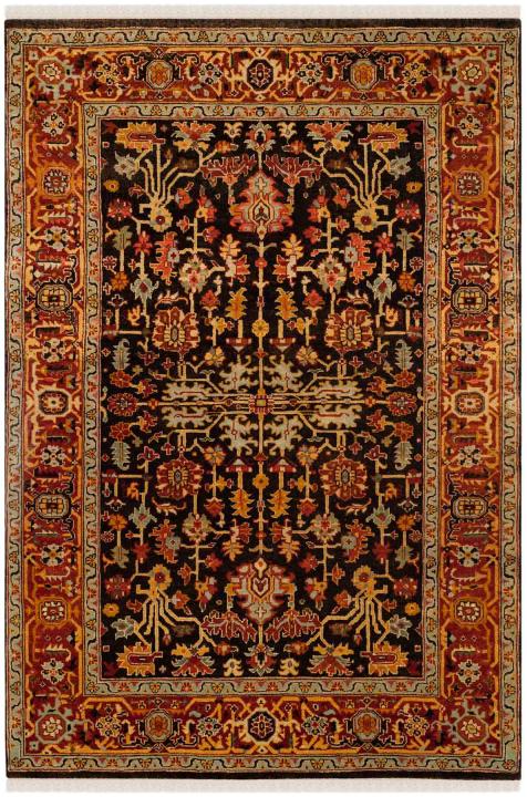 Wexford 7611 Rug | Ralph Lauren - RLR7611 - Antique Brown