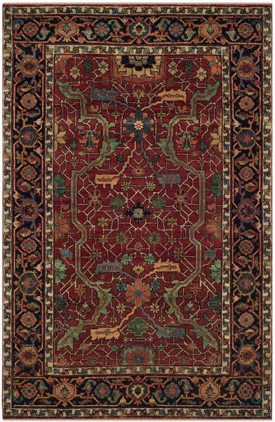 Richmond 9551 Rug | Ralph Lauren - RLR9551 - Vintage Red