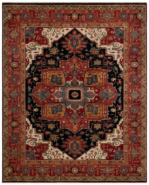 Wellesley 9556 Rug | Ralph Lauren - RLR9556 - Blue / Red