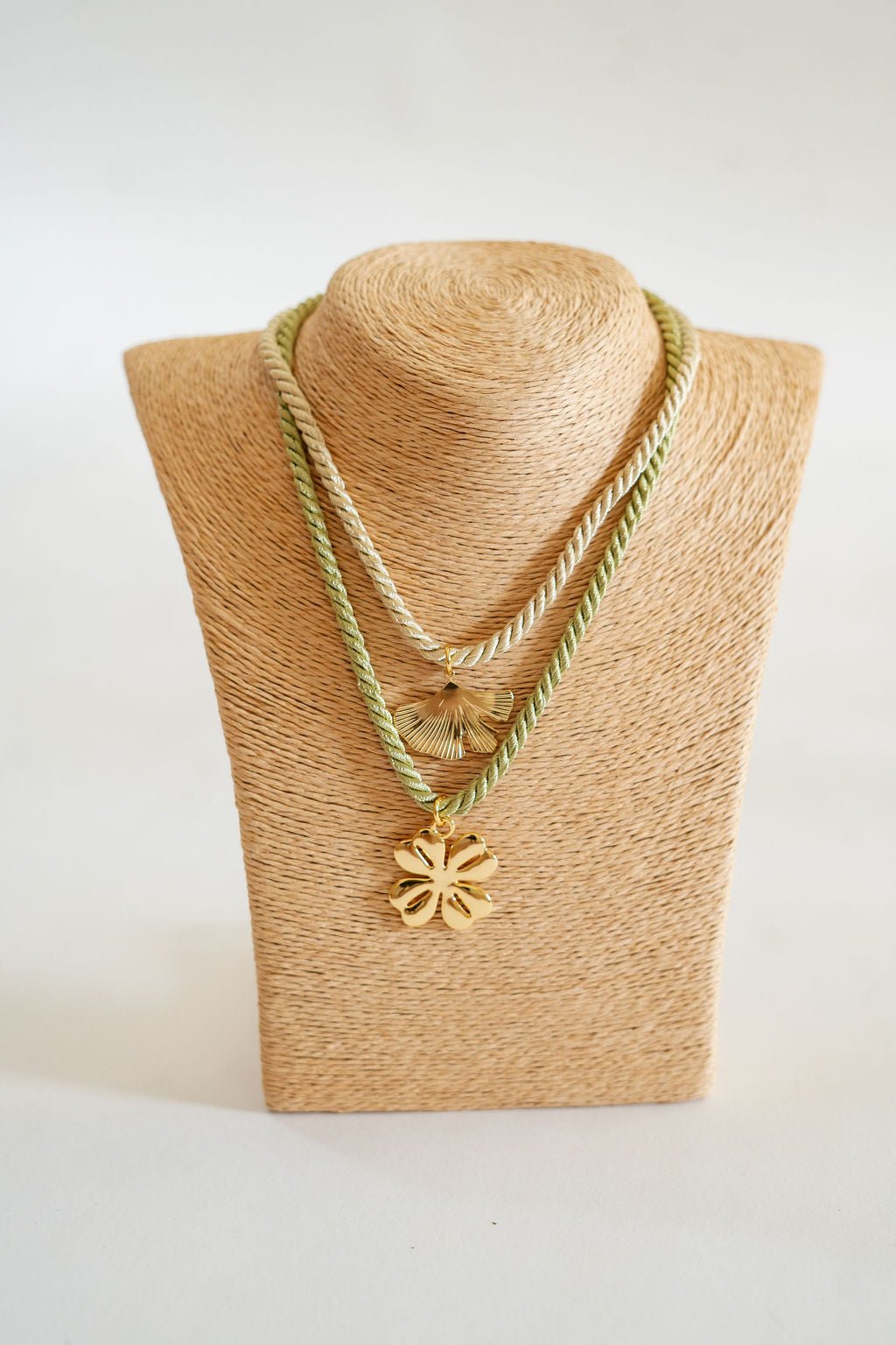 Rope Necklace with Charm