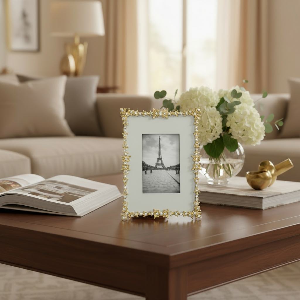 Luxembourg 5" x 7" Picture Frame, Gold