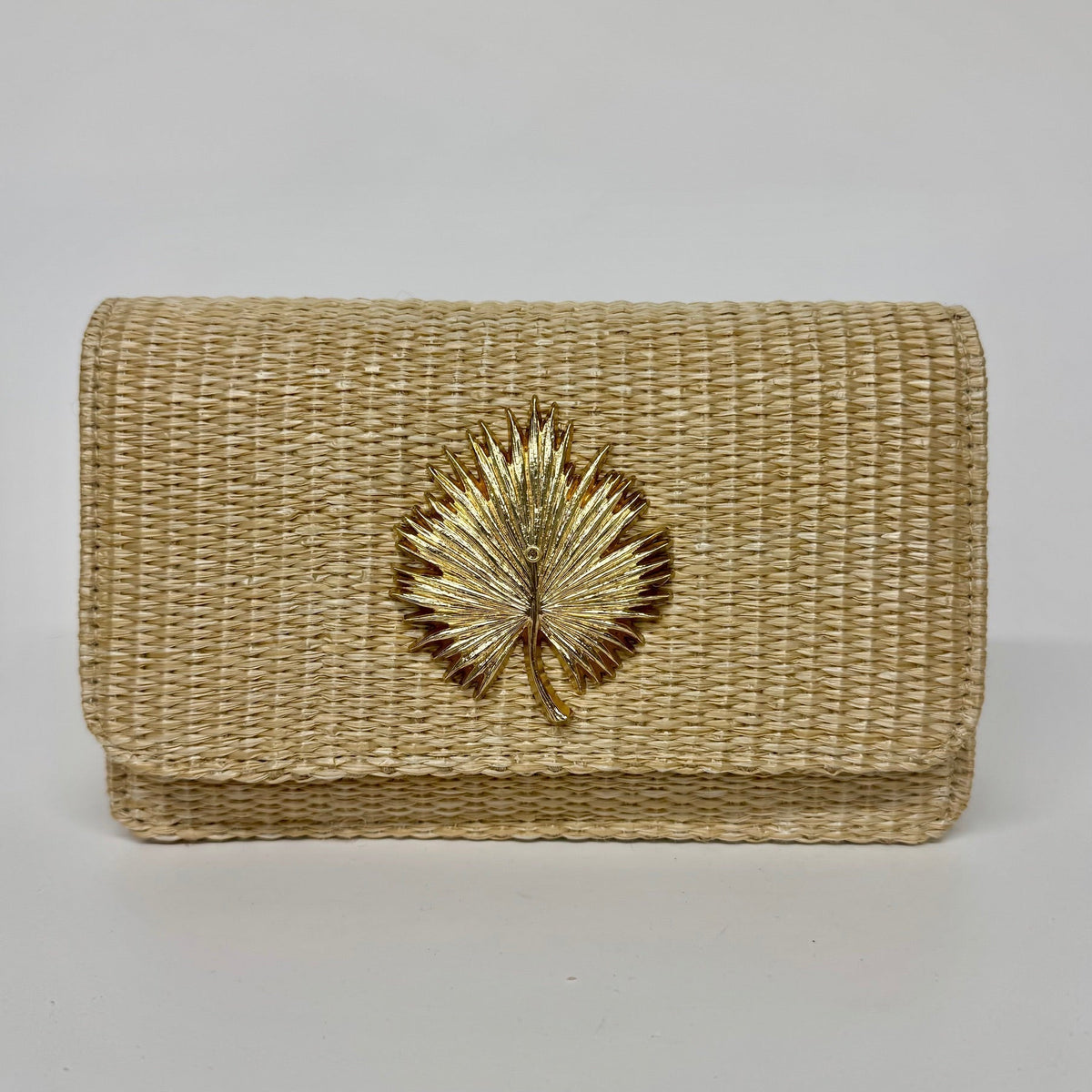 Ruby Straw Clutch