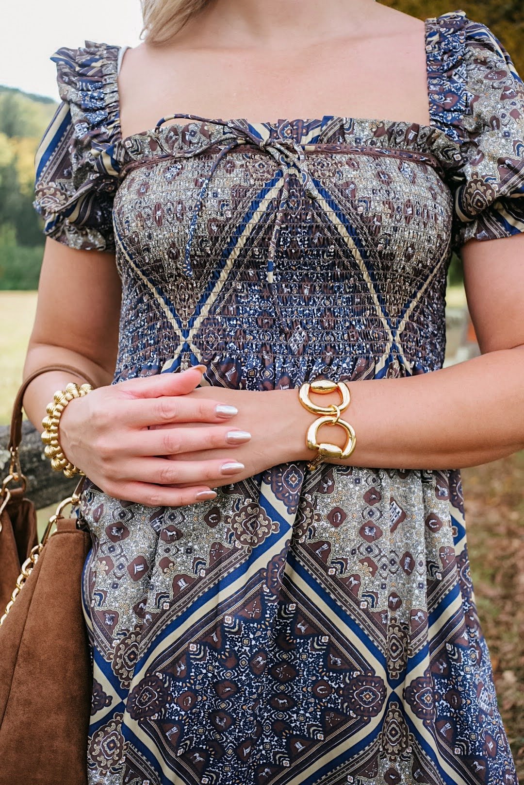 Sarah Large Snaffle Bracelet - 18k Gold Plated