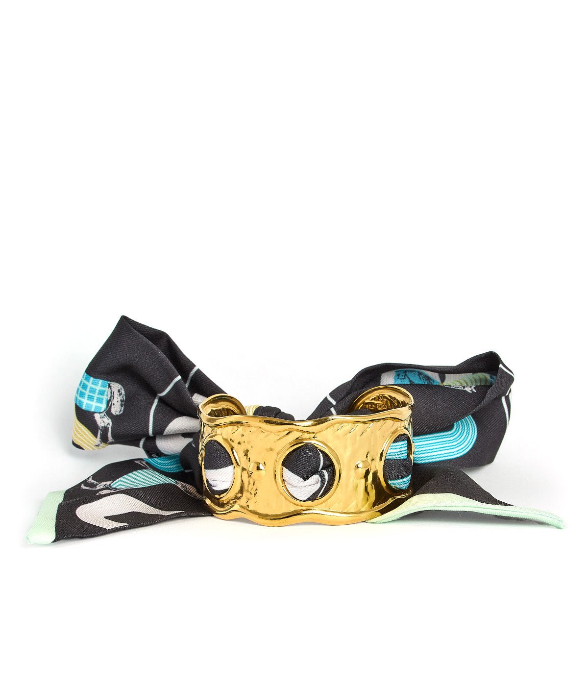 Scalloped Scarf Cuff - Wren