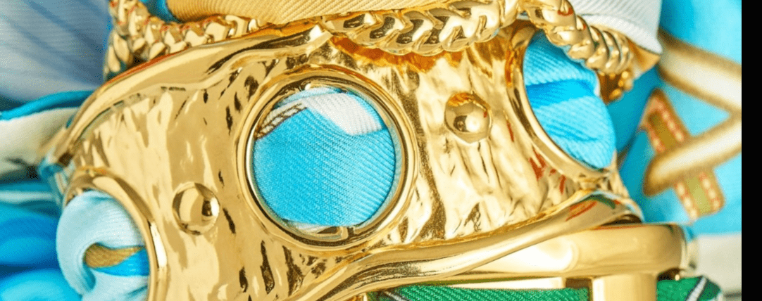 Scalloped Scarf Cuff - Wren
