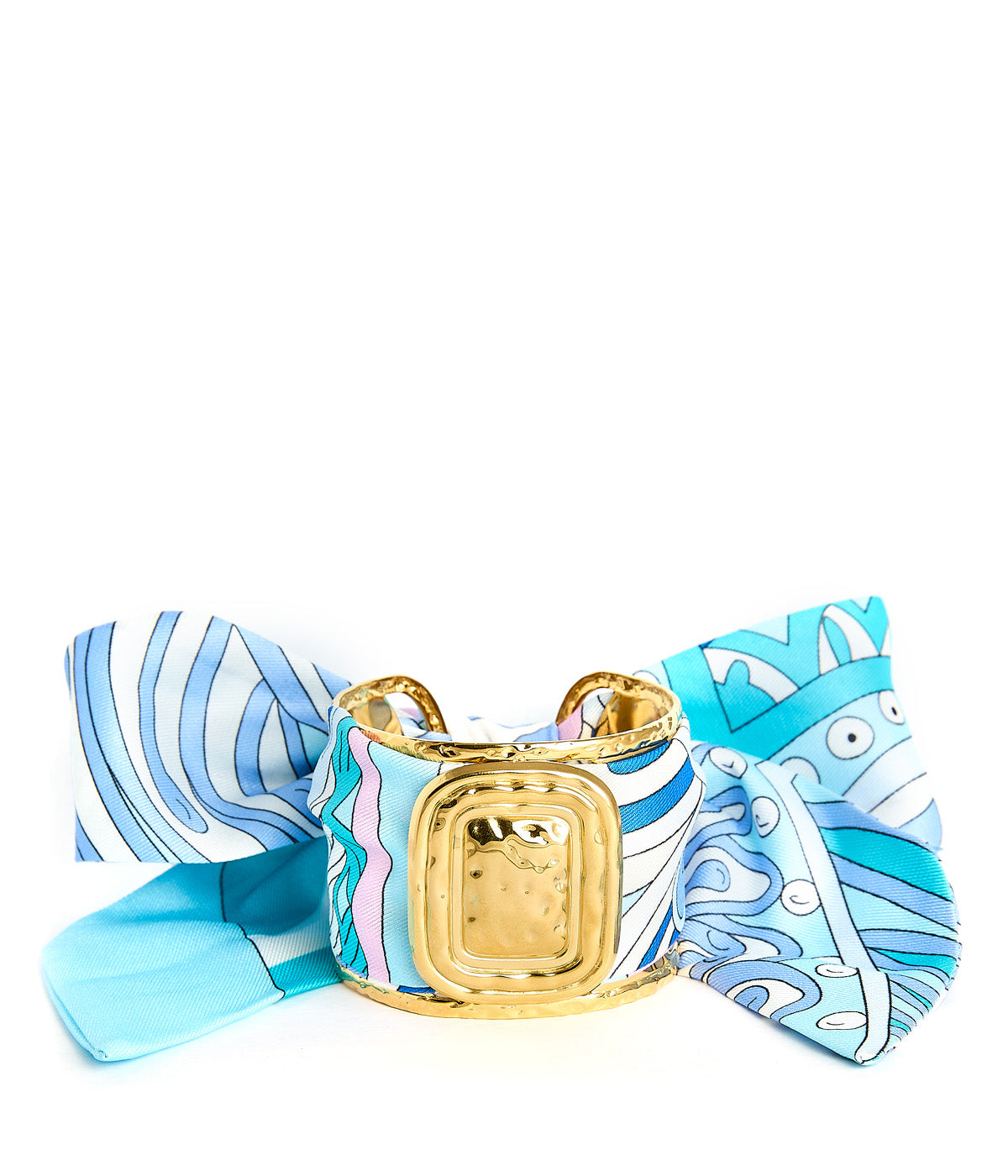Finley- Large Gold Scarf Cuff