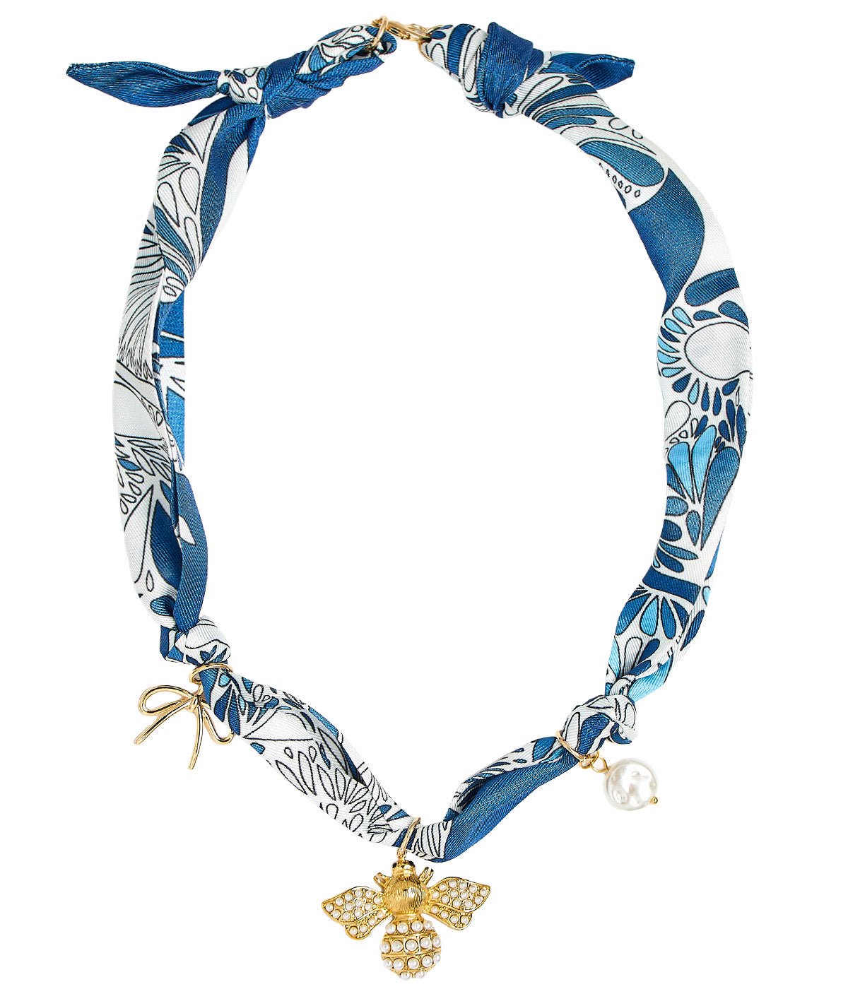 Scarf Charm Necklaces - Spring Collection