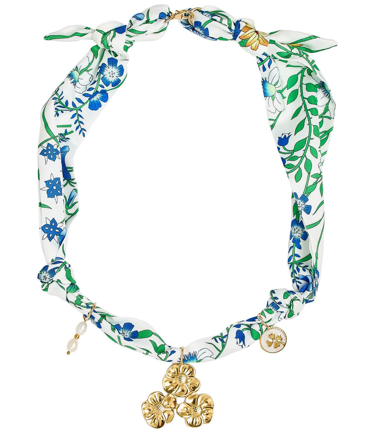 Scarf Charm Necklaces - Spring Collection