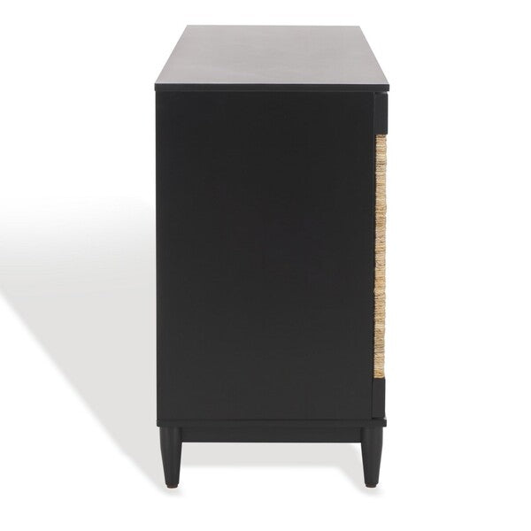 Safavieh Couture Roseanne Banana Stem Sideboard, SFV1310 - Black / Natural