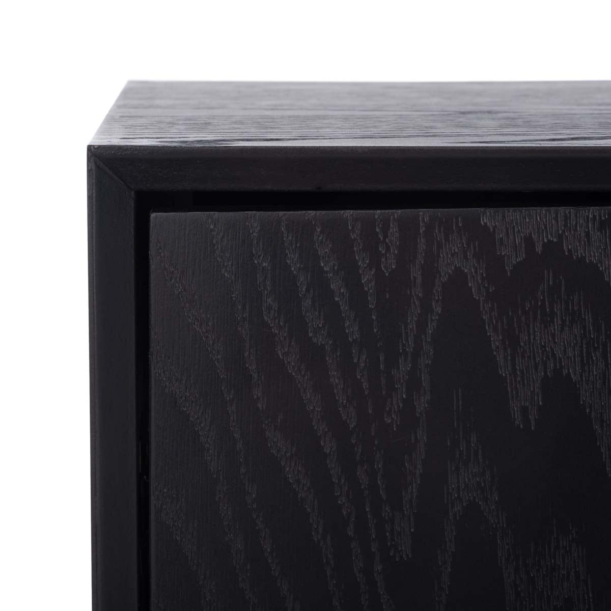 Elissa Mid-Century Large Media Stand | Safavieh Couture - SFV2115 -  Black