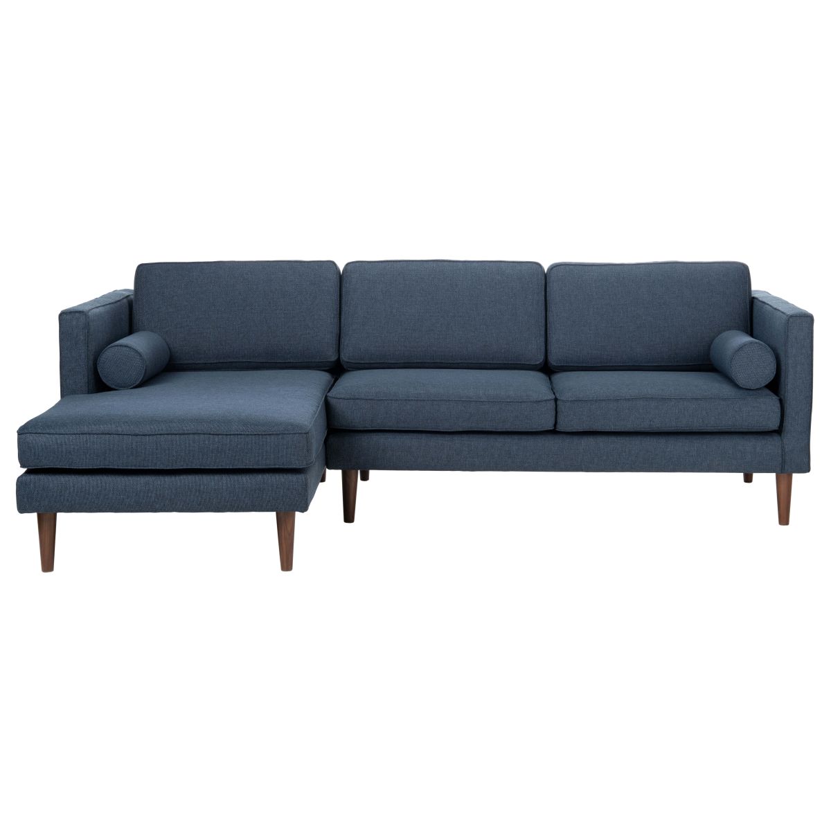 Safavieh Couture Dulce Mid Century Chaise Sofa - Dark Blue