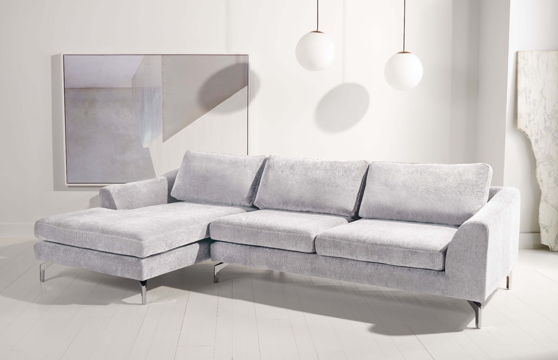 Safavieh Couture Nicholsen Modern Sofa - Grey