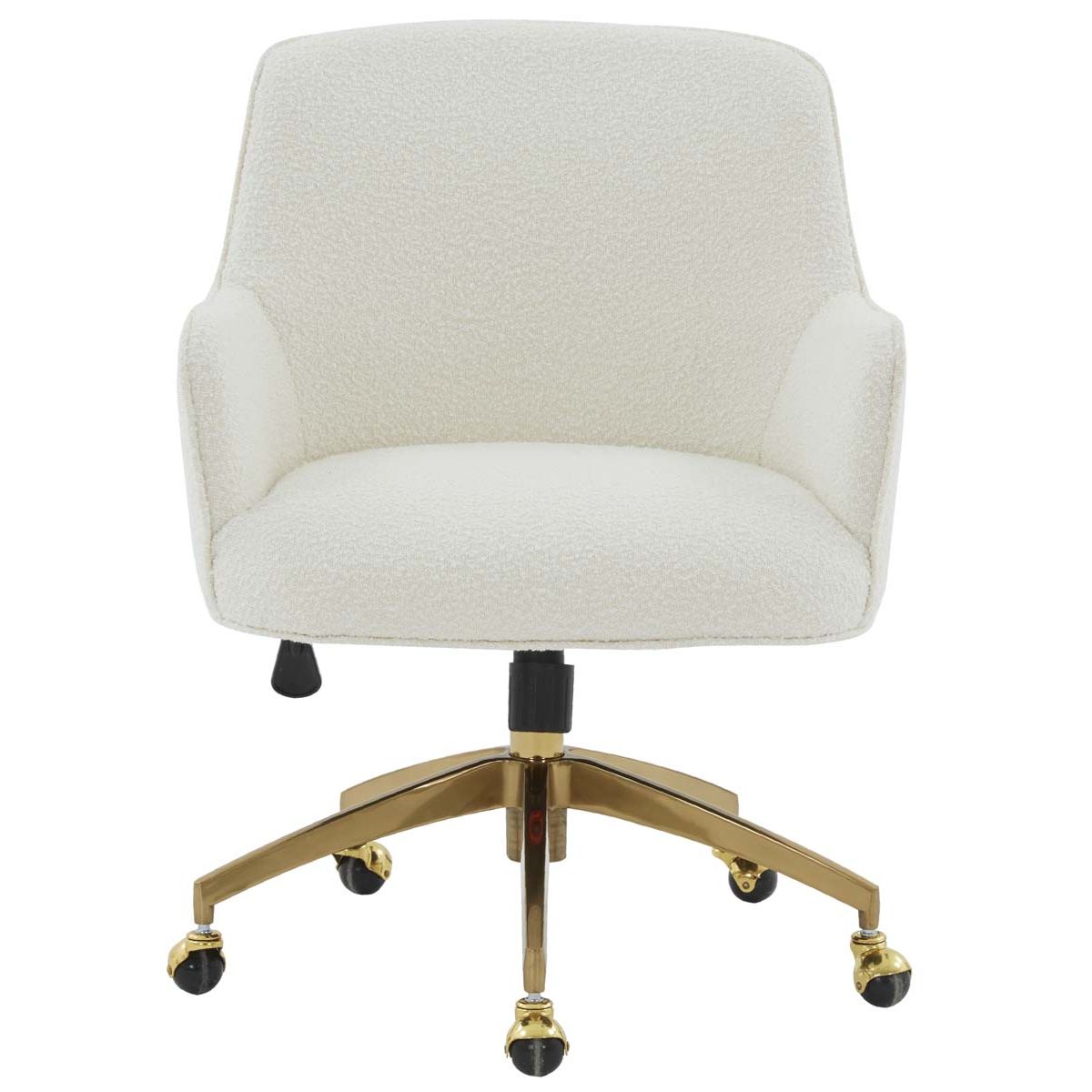 Couture Kierstin Adjustable Desk Chair - Ivory / Gold