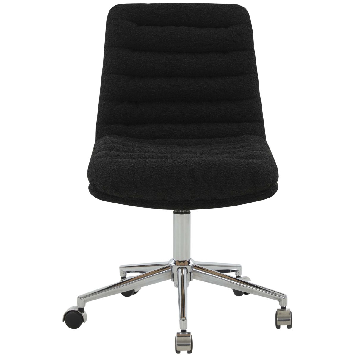 Decolin Swivel Desk Chair - Black / Silver