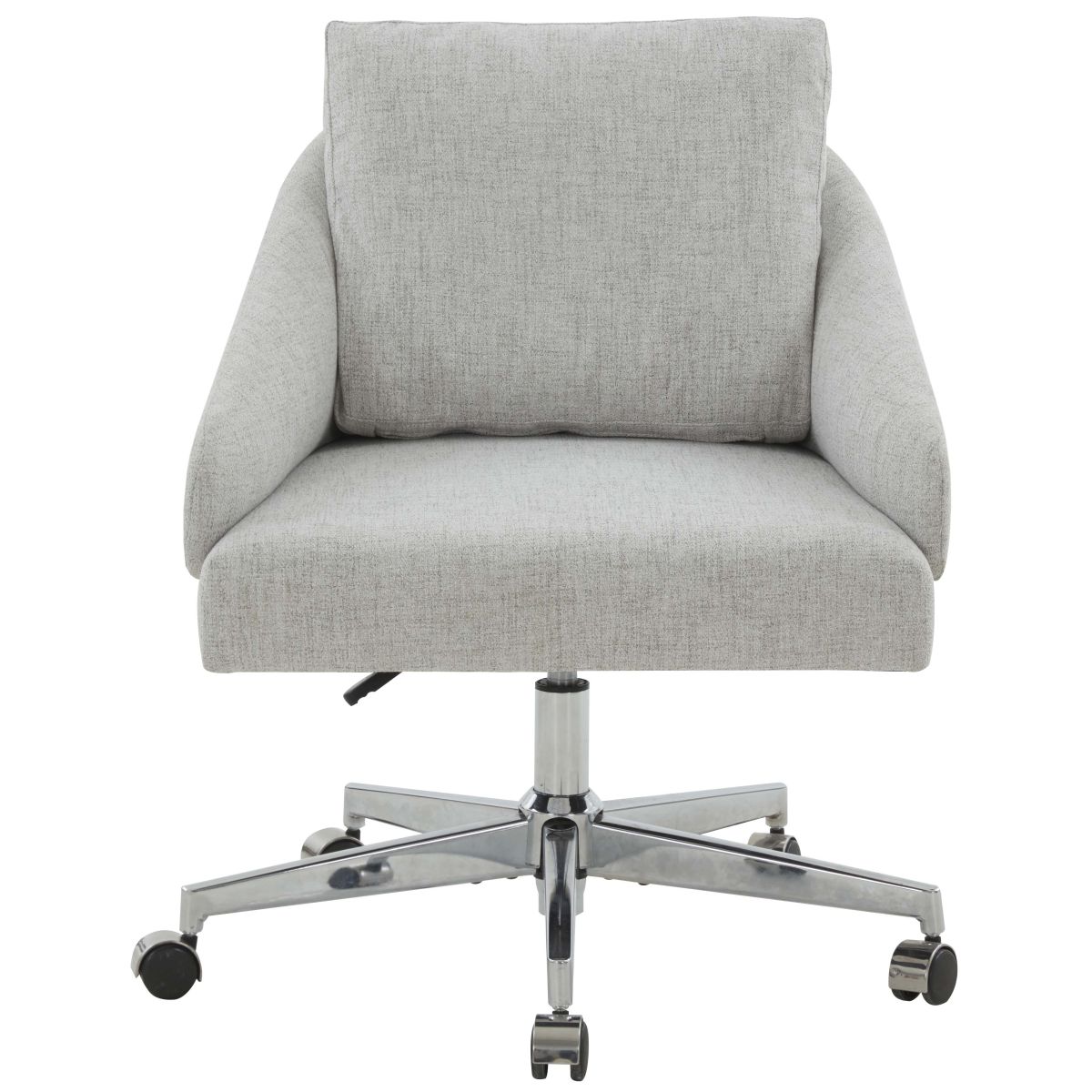 Blayke Adjustable Desk Chair - Light Grey / Silver