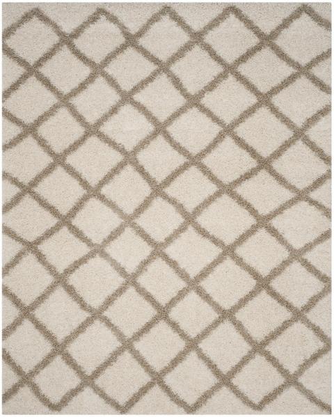 Dallas 258 Shag Rug | Safavieh - SGDS258 - Ivory / Beige