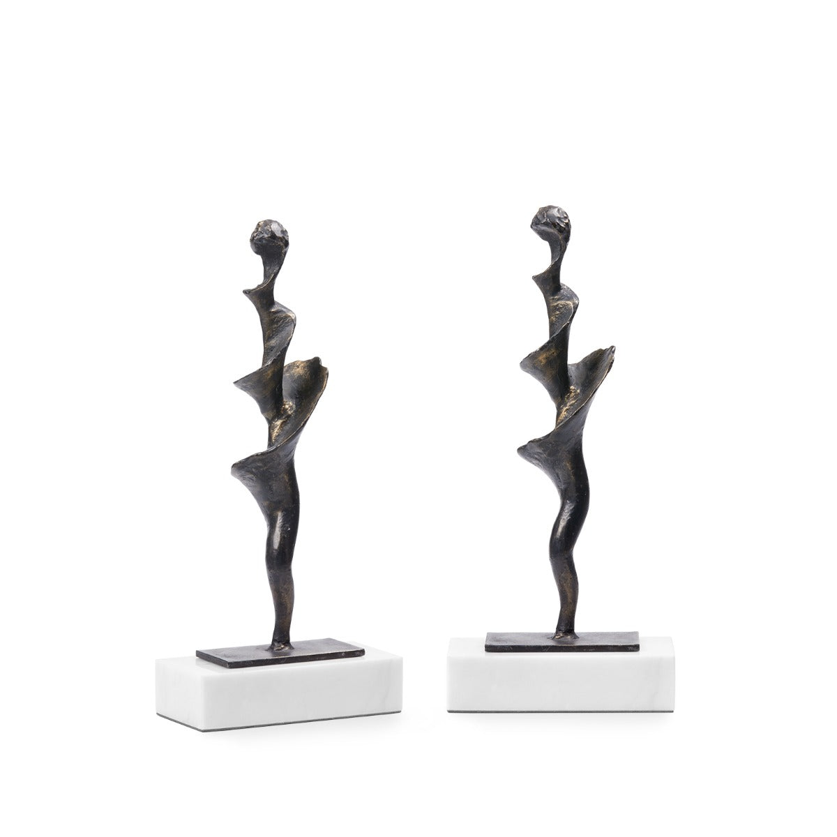 Spiral Small Statue Set of 2 | Villa & House  - SPR-700-804