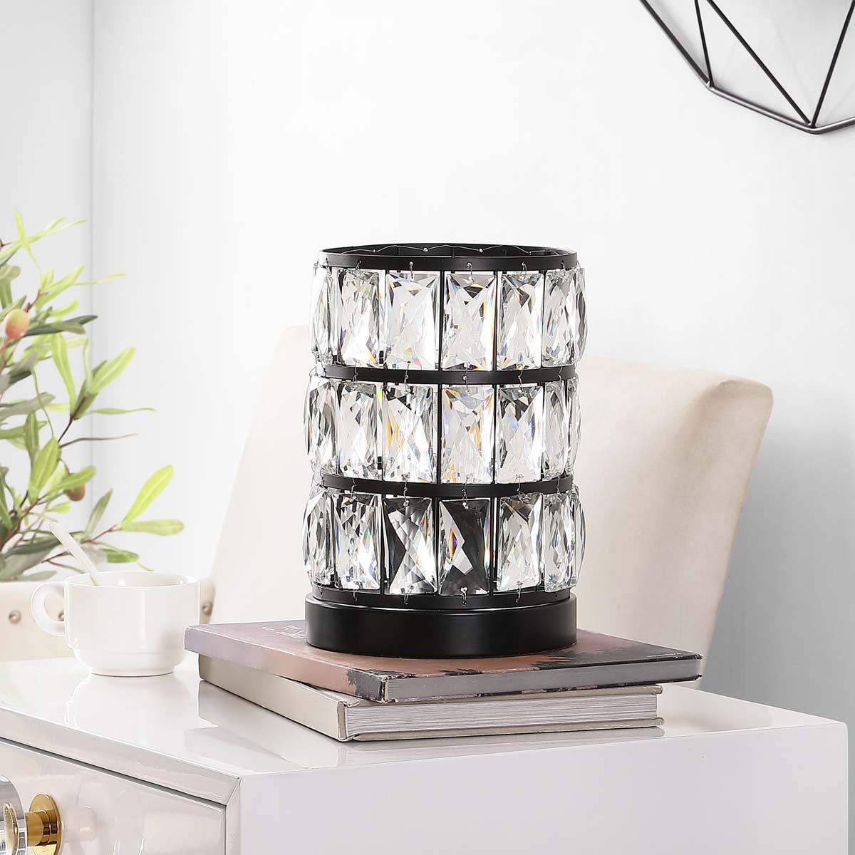 Safavieh Alva Acrylic Table Lamp , TBL4312 - Black