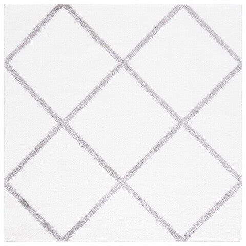 Tahoe Shag 676 Rug | Safavieh - THO676 - White / Grey