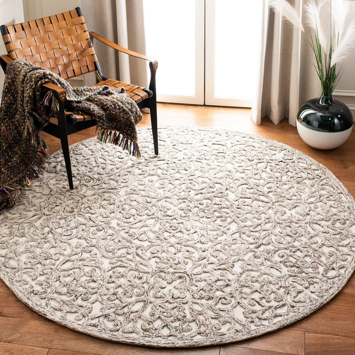 Trace 103 Rug | Safavieh - TRC103 - Brown / Ivory