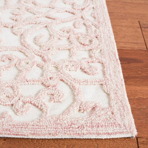 Trace 103 Rug | Safavieh - TRC103 - Ivory / Pink