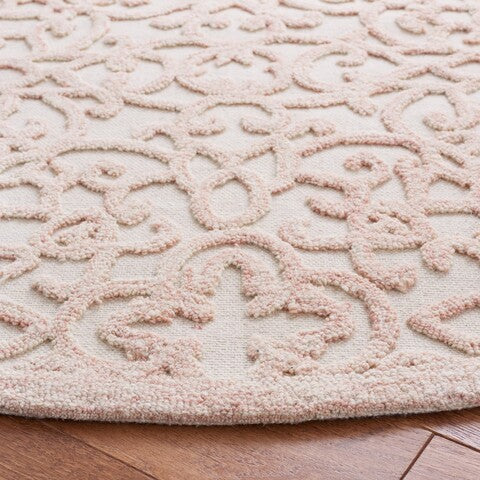 Trace 103 Rug | Safavieh - TRC103 - Ivory / Pink