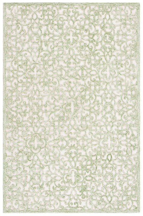 Trace 103 Rug | Safavieh - TRC103 - Ivory / Green