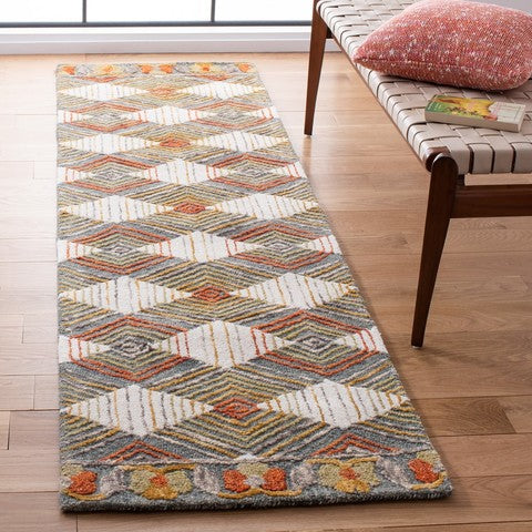 Trace 522 Rug | Safavieh - TRC522 - Blue / Ivory