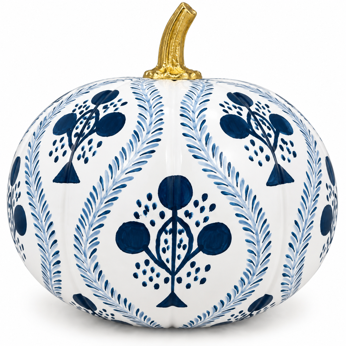 Navy Heritage Medallion Pumpkin