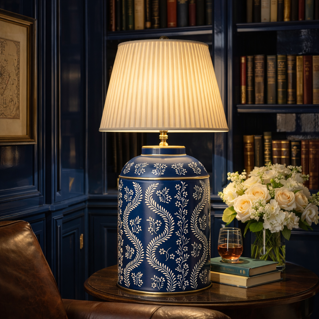 The Enchanted Home IKat Trellis Tea Caddy Lamp - Thumbnail 2