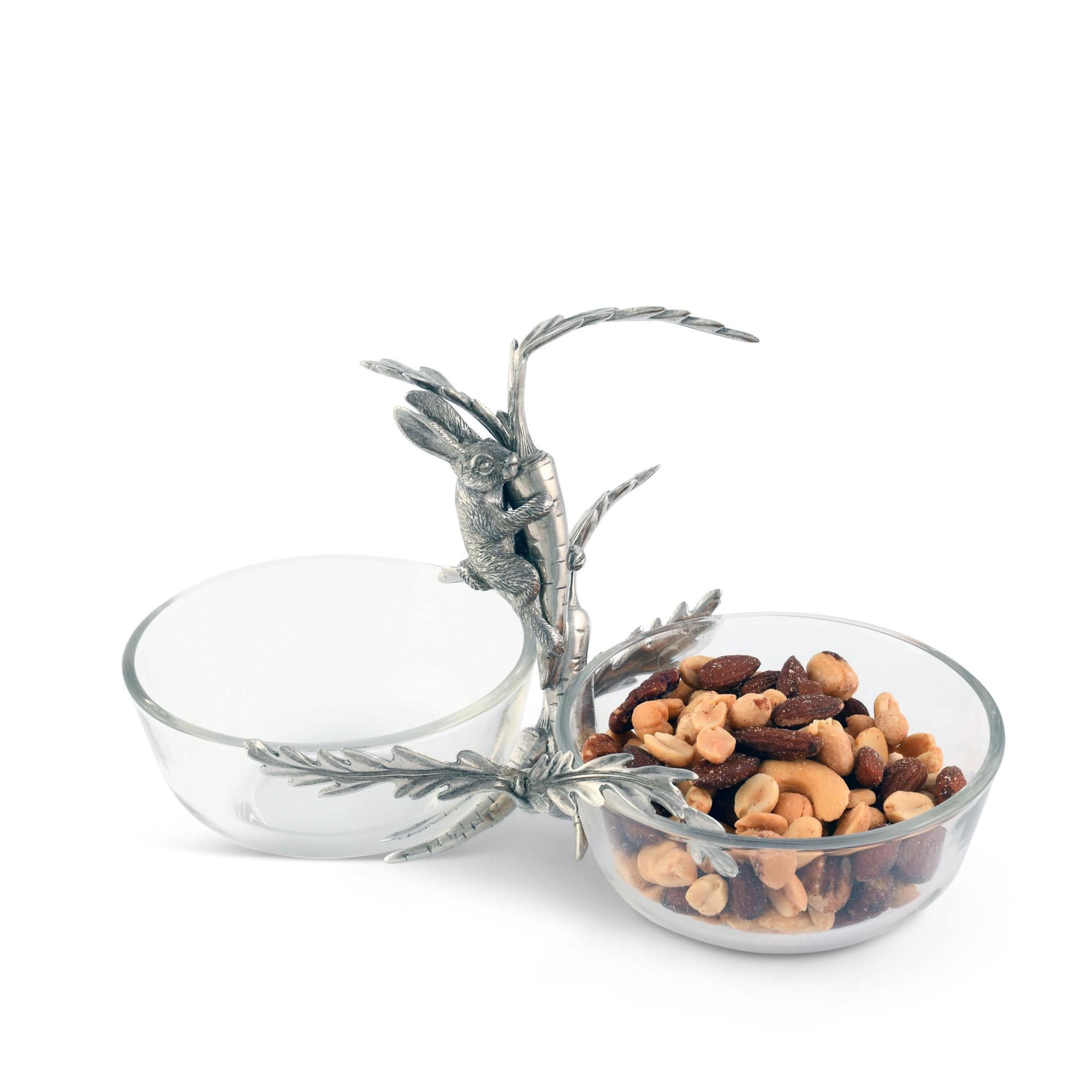 Rabbit / Carrot Double Dish Condiment Server