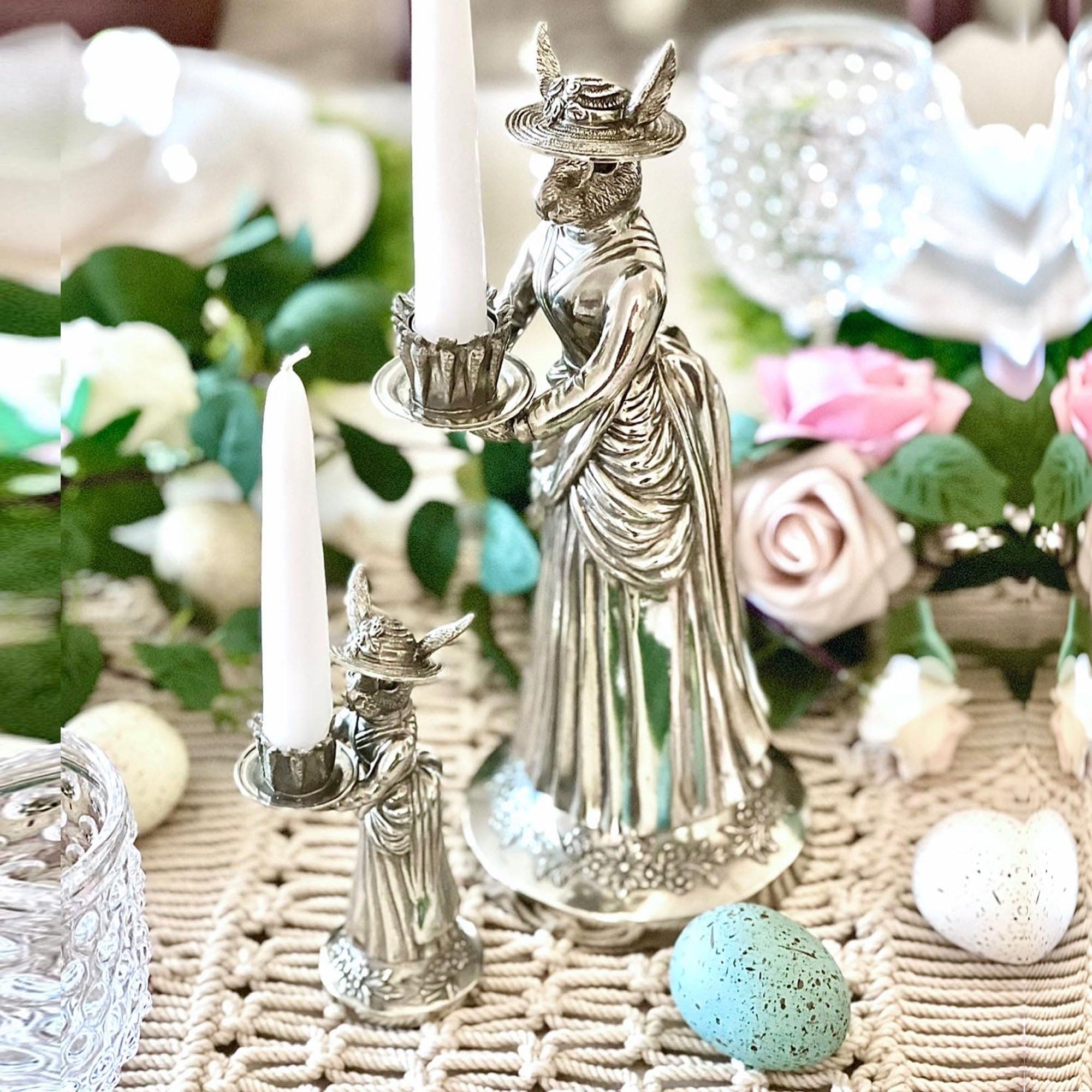 Lady Hare Short Candlestick