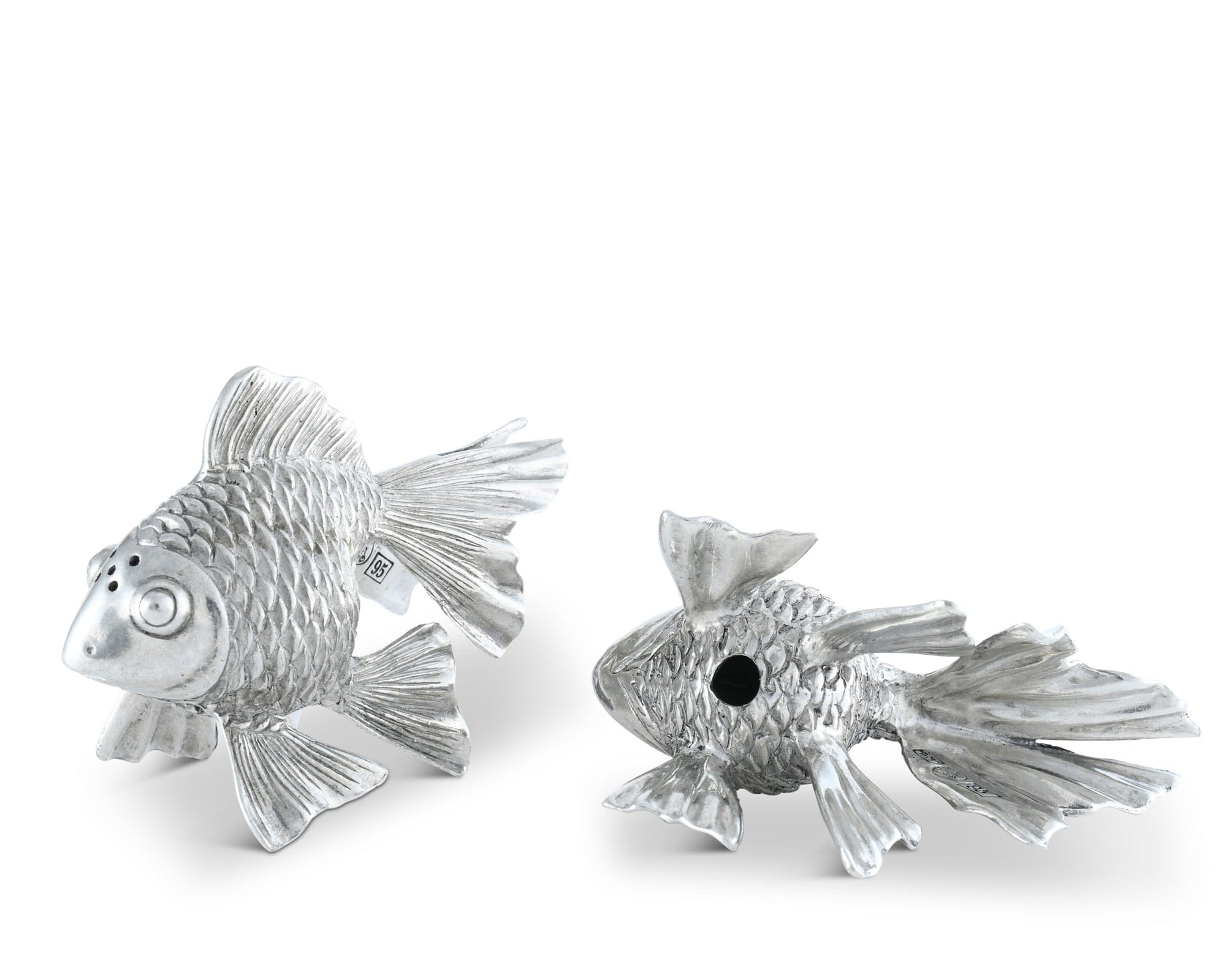 Pewter Goldfish Salt & Pepper Set