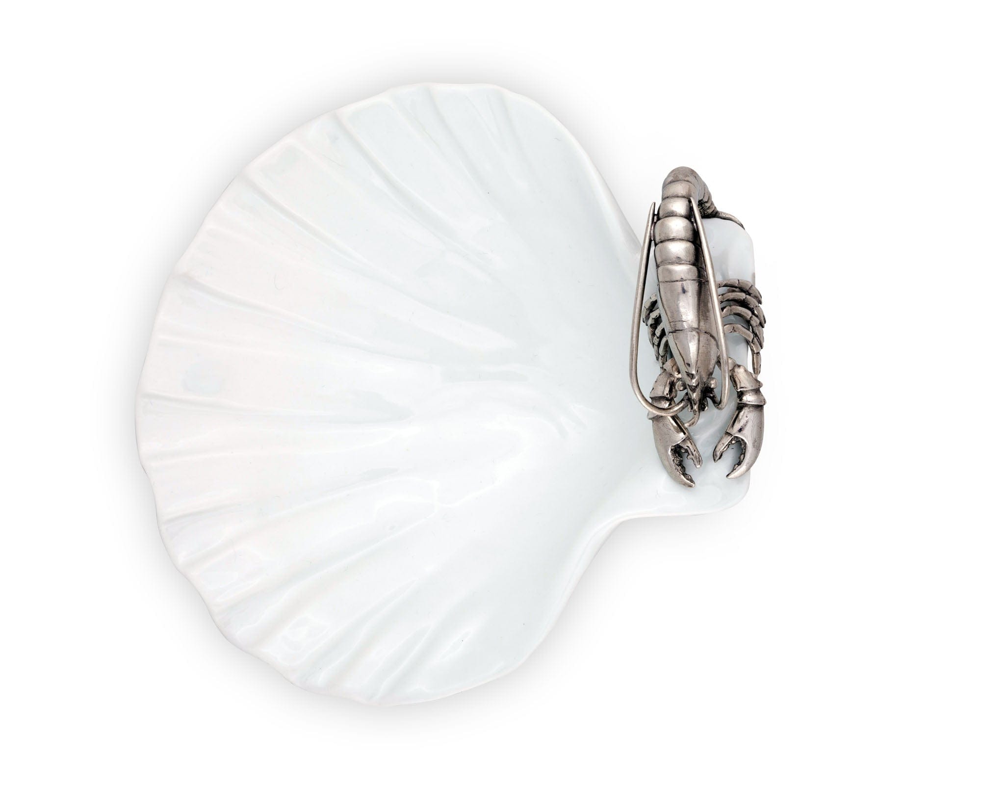 Shrimp Porcelain Shell Plate