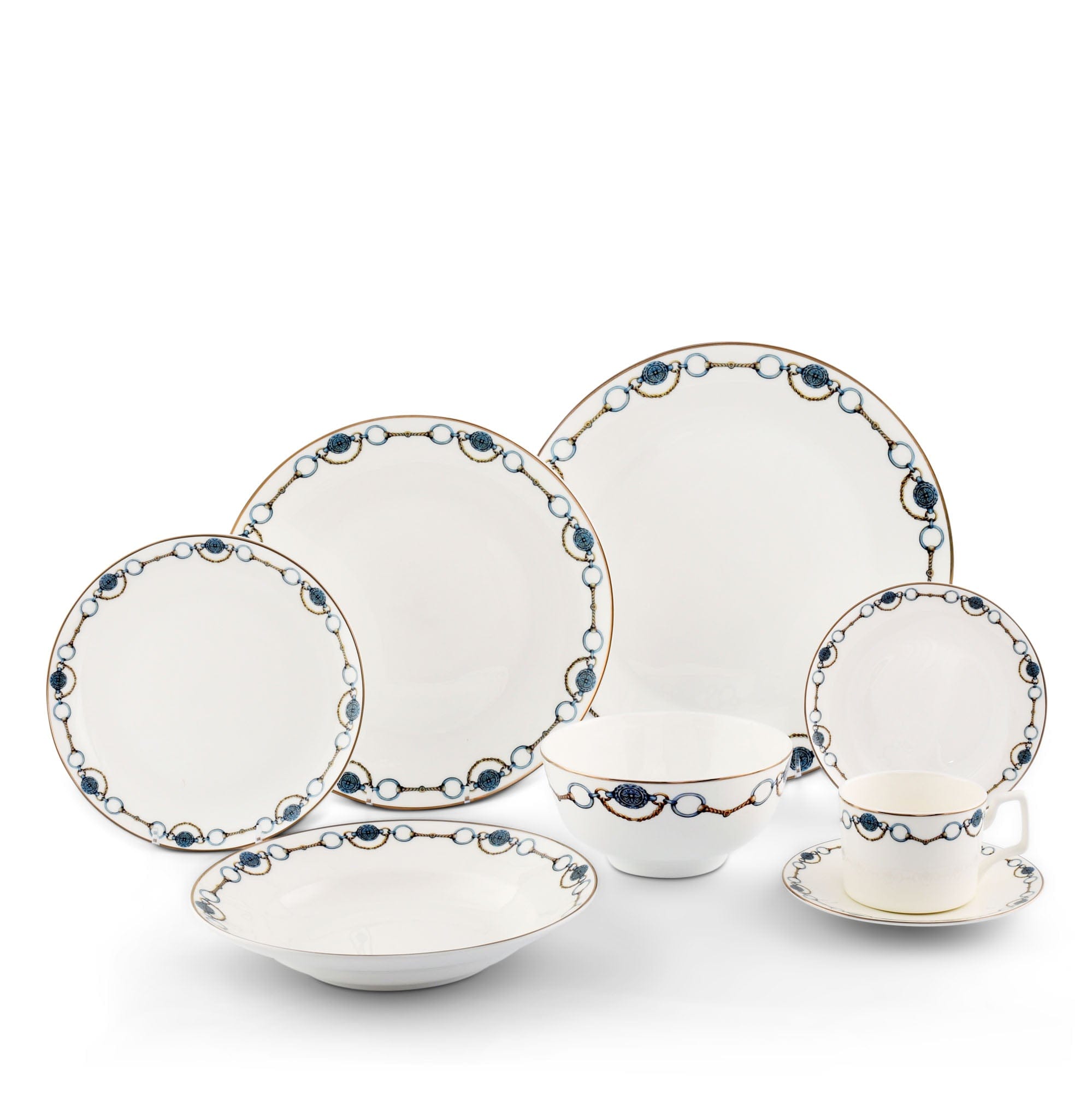 Bone China Amarillo Dinnerware 16 Piece Set (4 settings)